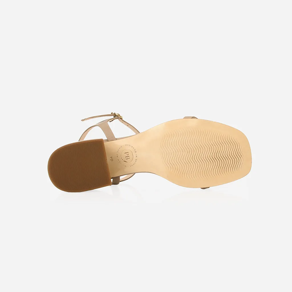 The Lindsay Heeled Sandal Biscotti sold by Poppy Barley product image thumbnail 5