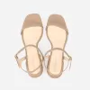 The Lindsay Heeled Sandal Biscotti sold by Poppy Barley