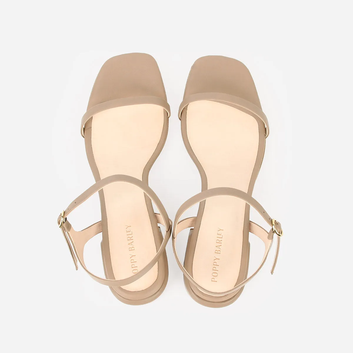 The Lindsay Heeled Sandal Biscotti sold by Poppy Barley product image thumbnail 3