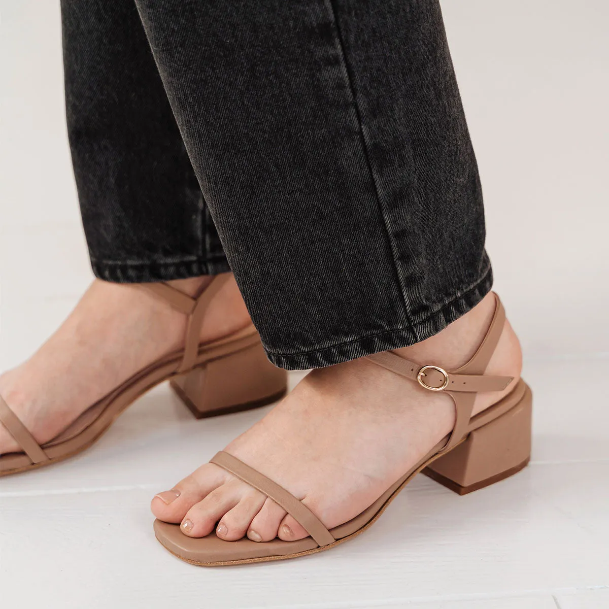 The Lindsay Heeled Sandal Biscotti sold by Poppy Barley product image thumbnail 2