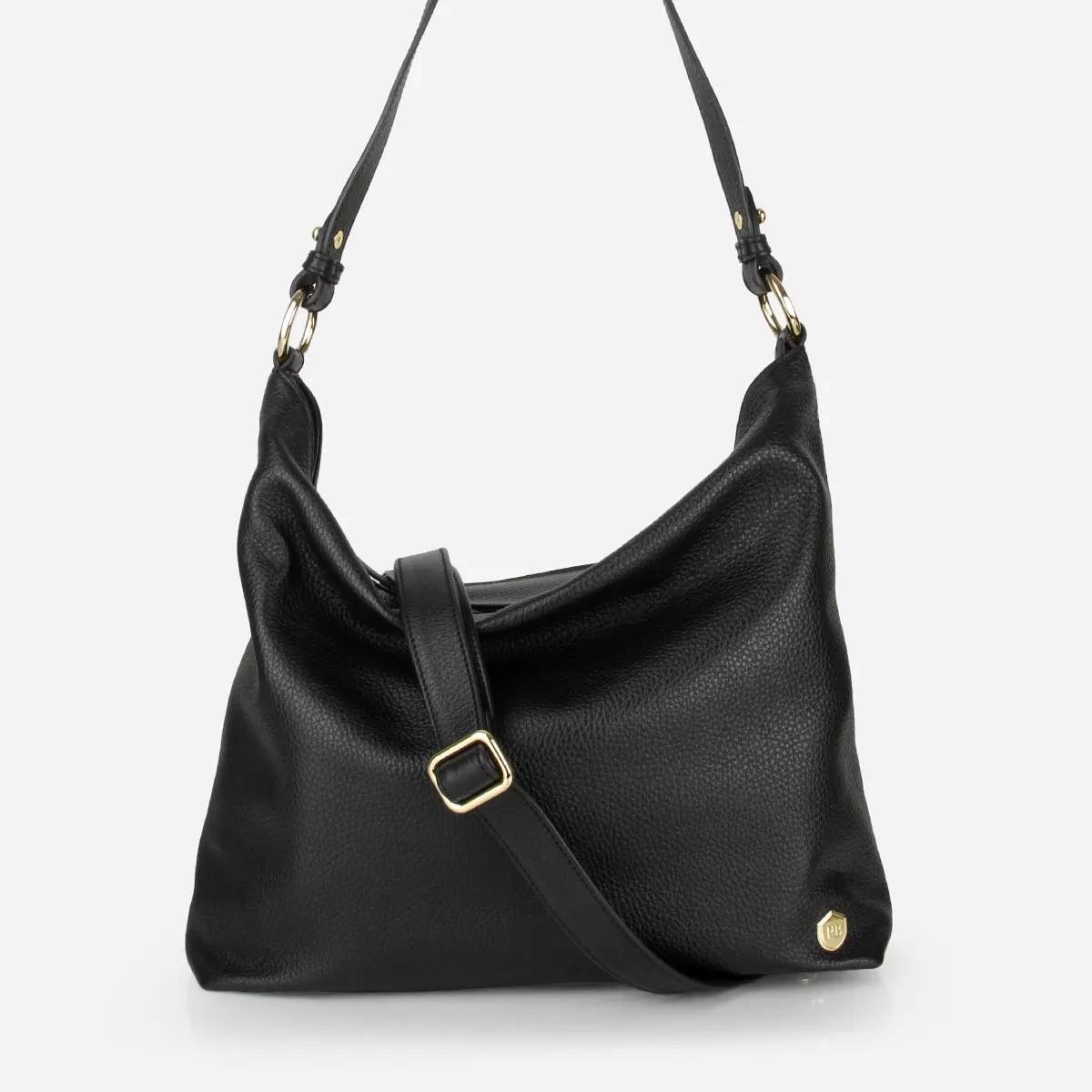 The Weekend Tote Black Pebble sold by Poppy Barley