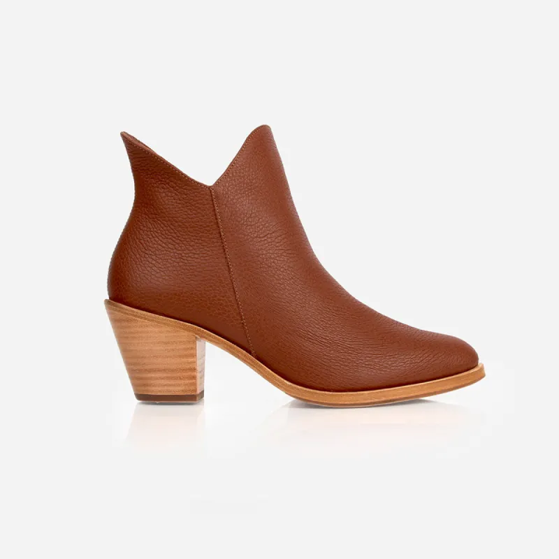 The Two Point Five Ankle Boot Hazelnut made by Poppy Barley