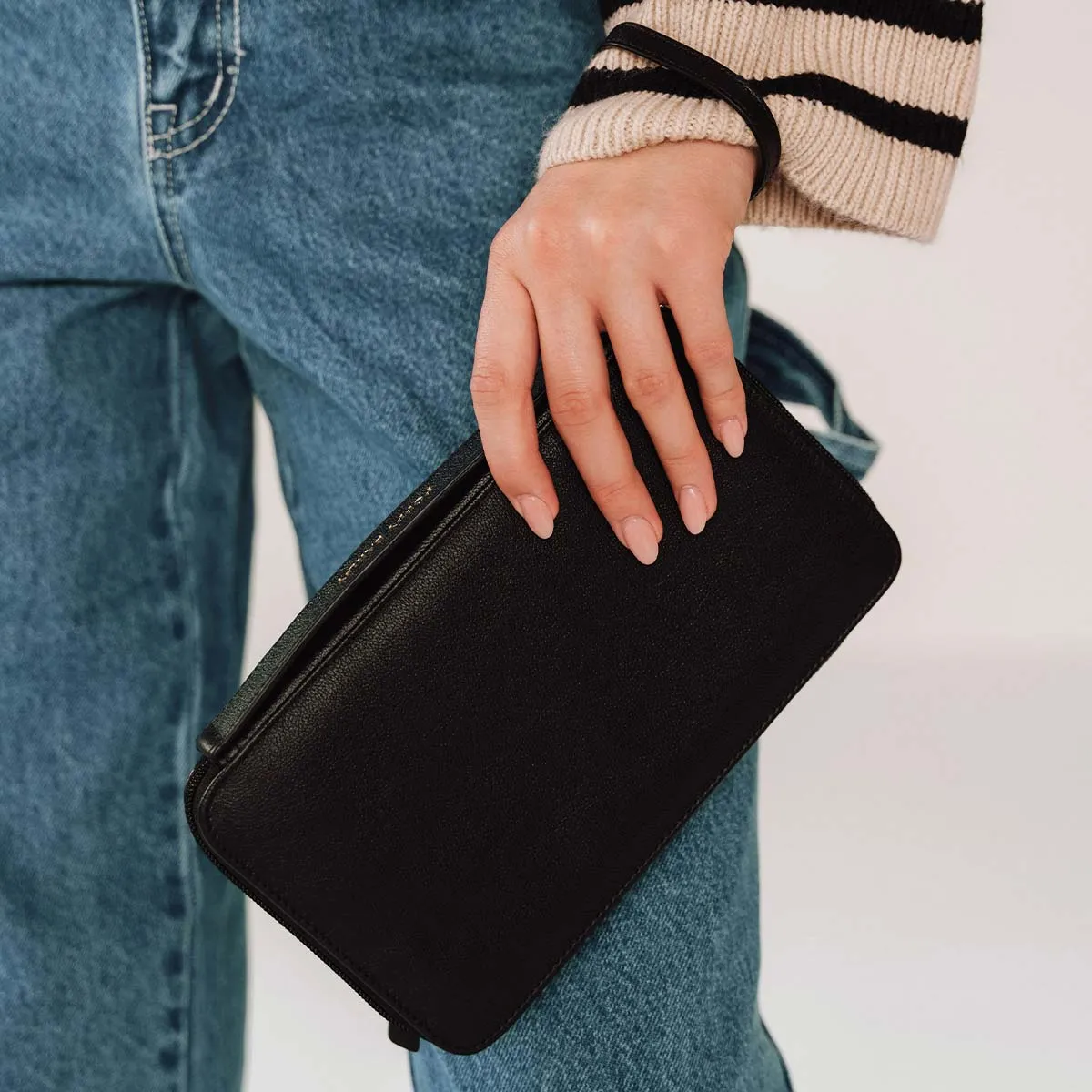 The My Whole Life Wallet Black Micro Pebble sold by Poppy Barley product image thumbnail 2