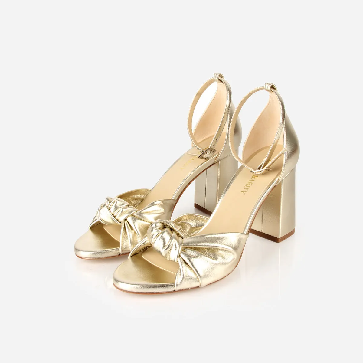The Esther Heeled Sandal Champagne sold by Poppy Barley product image thumbnail 3
