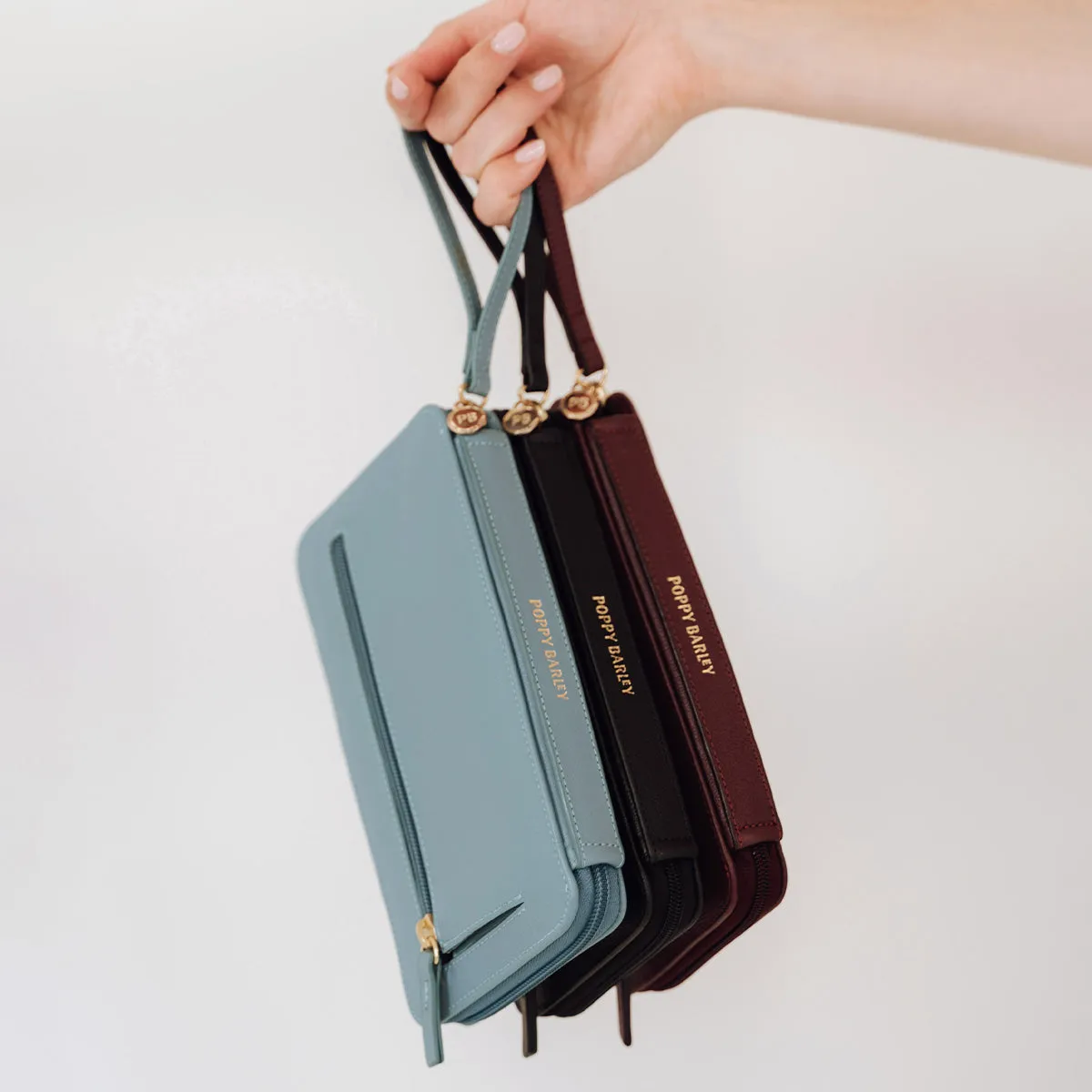 The My Whole Life Wallet Faded Denim Micro Pebble sold by Poppy Barley product image thumbnail 5