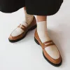 The Milan Loafer Brandy And Creme sold by Poppy Barley