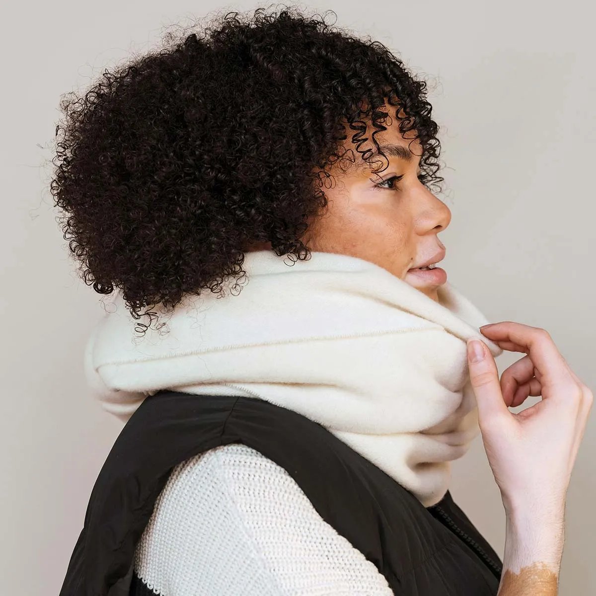 The ReSpun Scarf Oatmeal sold by Poppy Barley product image thumbnail 2