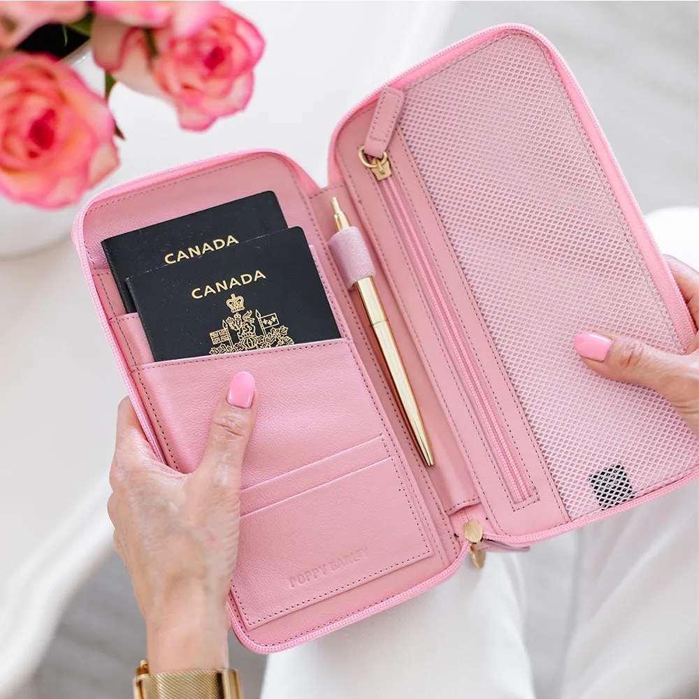 The Flying Solo Passport Holder Fraîche Rose sold by Poppy Barley product image thumbnail 2