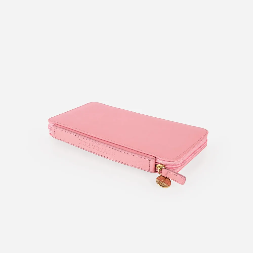 The Flying Solo Passport Holder Fraîche Rose sold by Poppy Barley