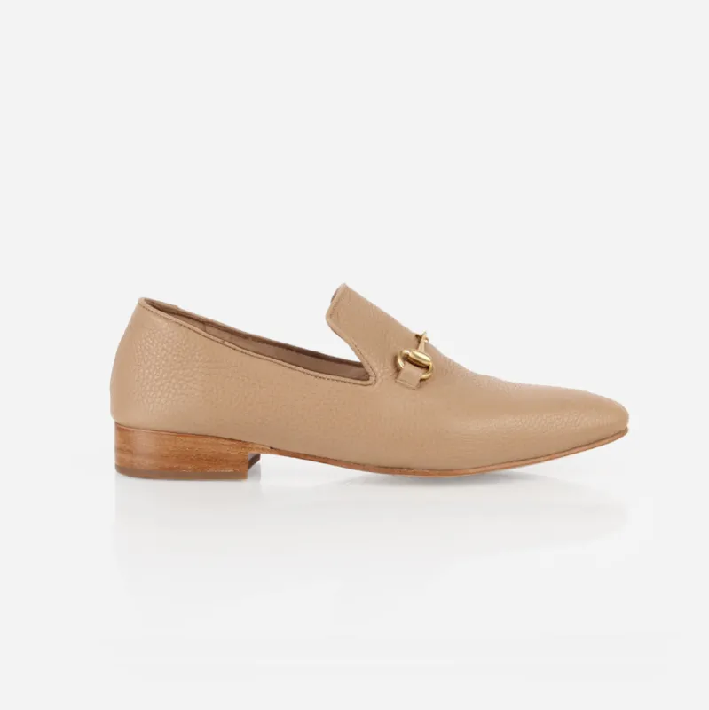 The Fraîche Loafer Café Pebble sold by Poppy Barley