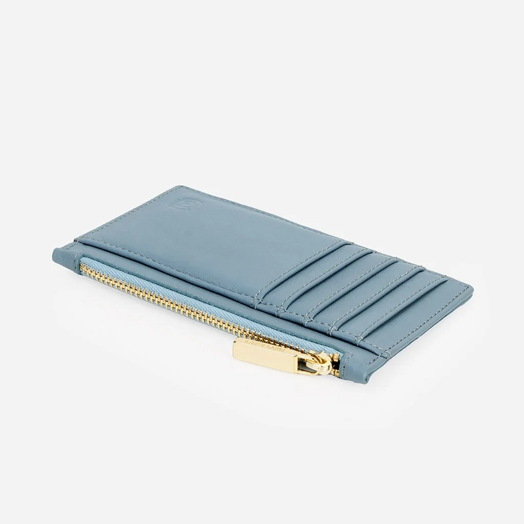 The Zip It Cardholder Glacial Blue sold by Poppy Barley