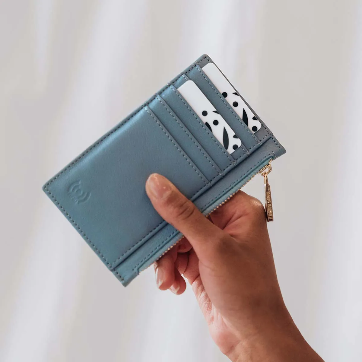 The Zip It Cardholder Glacial Blue sold by Poppy Barley product image thumbnail 4