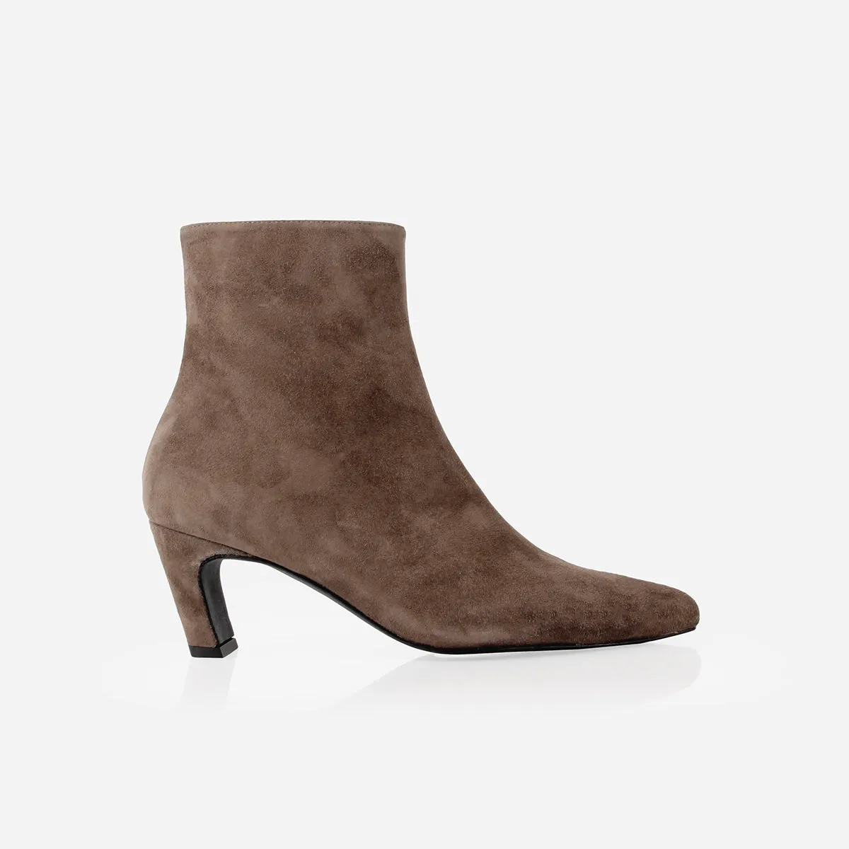 The Toujours Boot Ash Brown Suede sold by Poppy Barley