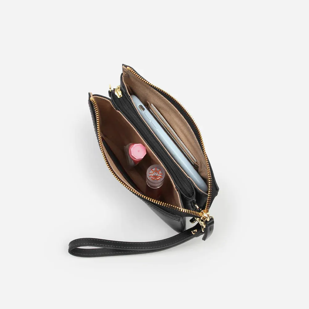 The 3-in-1 Wristlet Hazelnut sold by Poppy Barley product image thumbnail 5