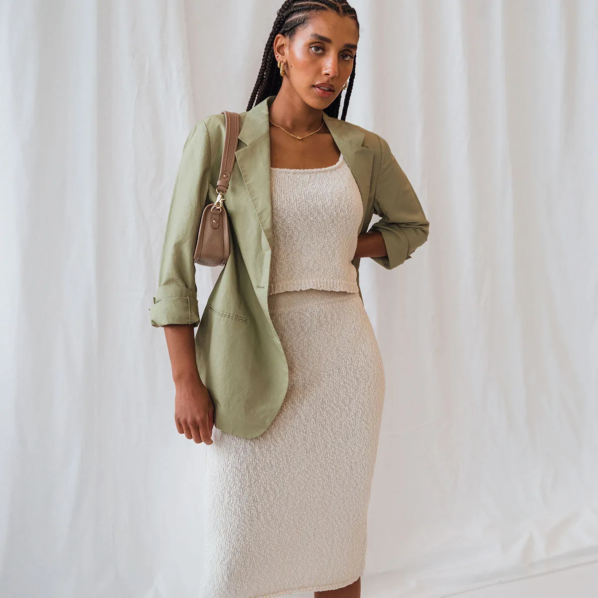 The Hamptons Skirt Pearl sold by Poppy Barley product image thumbnail 4