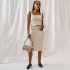 The Hamptons Skirt Pearl sold by Poppy Barley