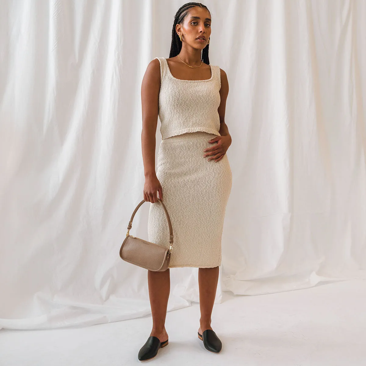 The Hamptons Skirt Pearl sold by Poppy Barley product image thumbnail 3