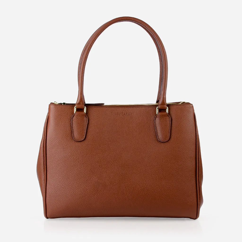 The Co-Worker Tote Hazelnut sold by Poppy Barley
