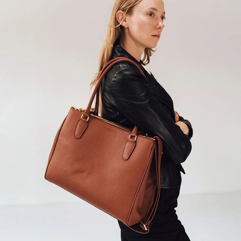 The Co-Worker Tote Hazelnut sold by Poppy Barley product image thumbnail 2