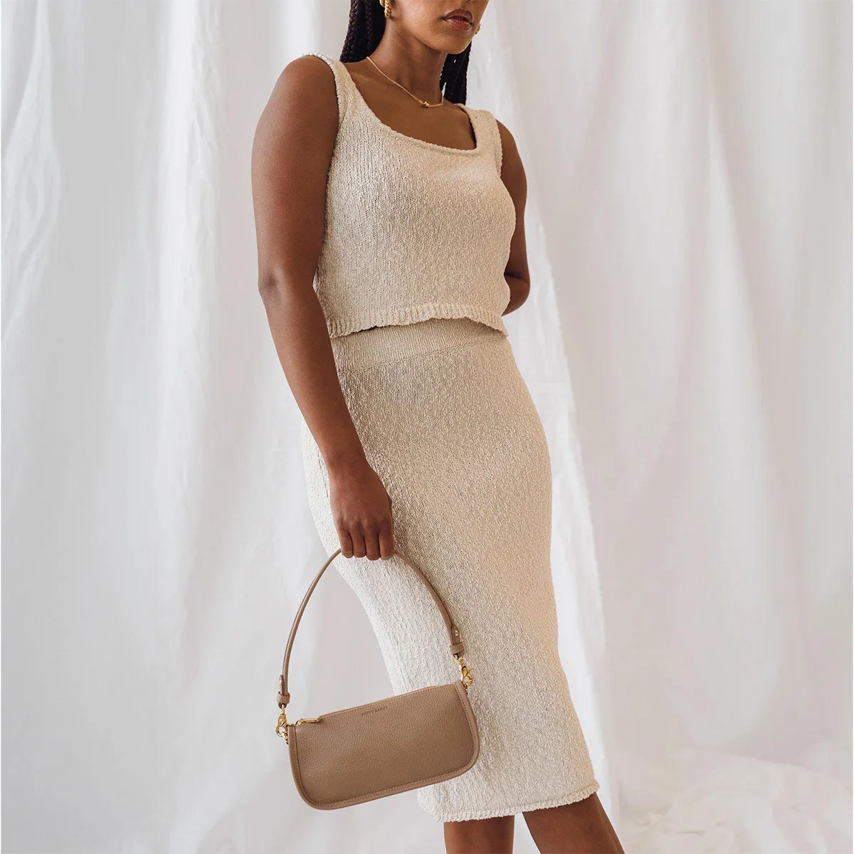 The Hamptons Tank Pearl sold by Poppy Barley product image thumbnail 4