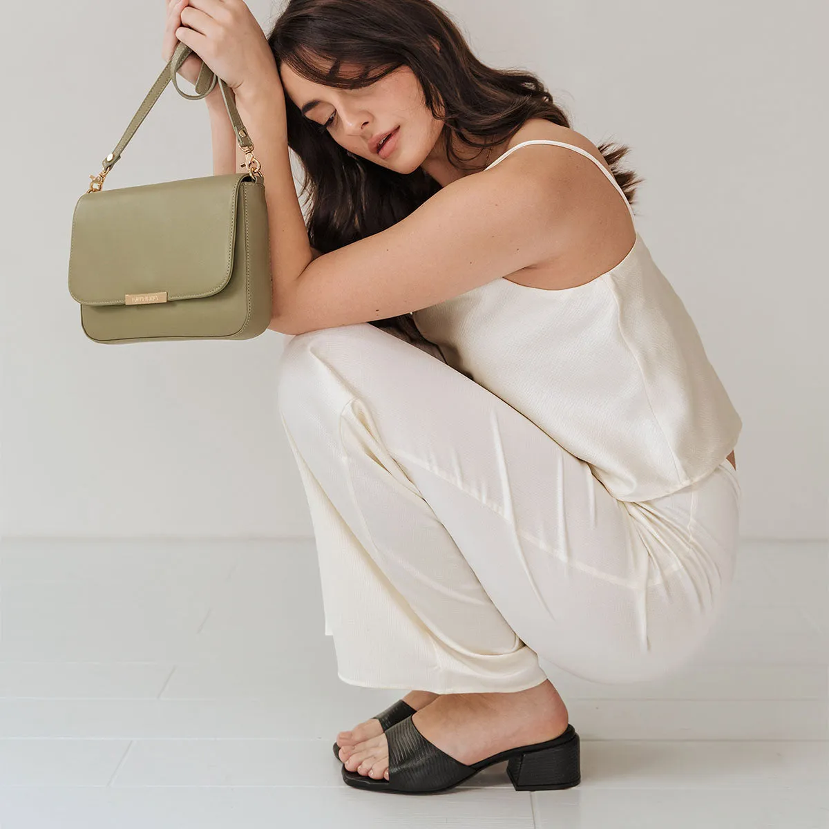 The Charlotte Heeled Sandal Black Lizard sold by Poppy Barley product image thumbnail 4