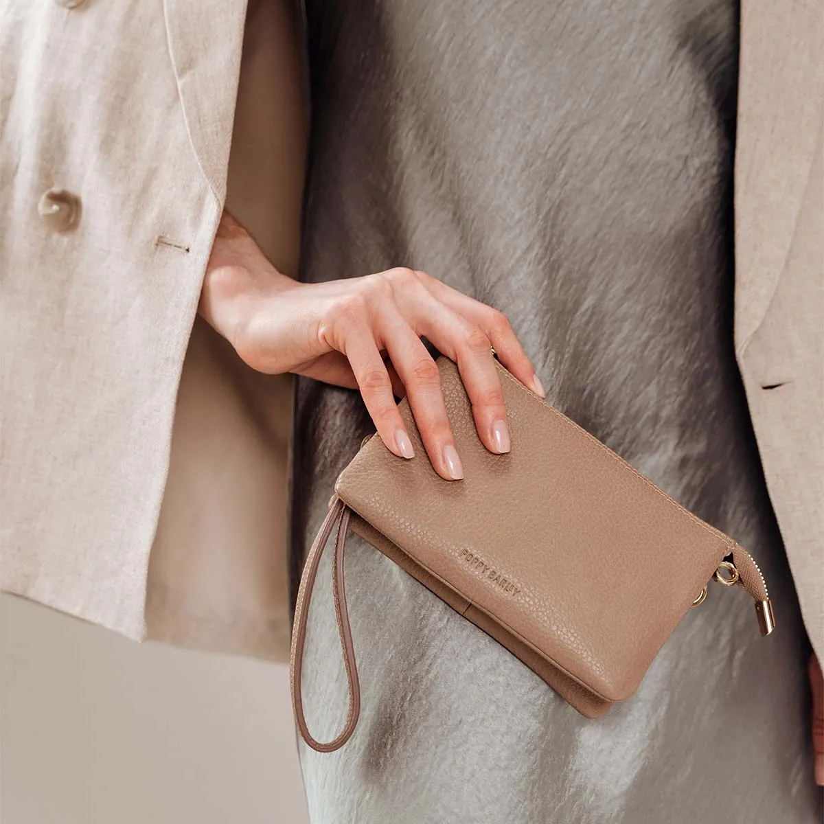 The 3-in-1 Wristlet Biscotti Pebble sold by Poppy Barley product image thumbnail 2