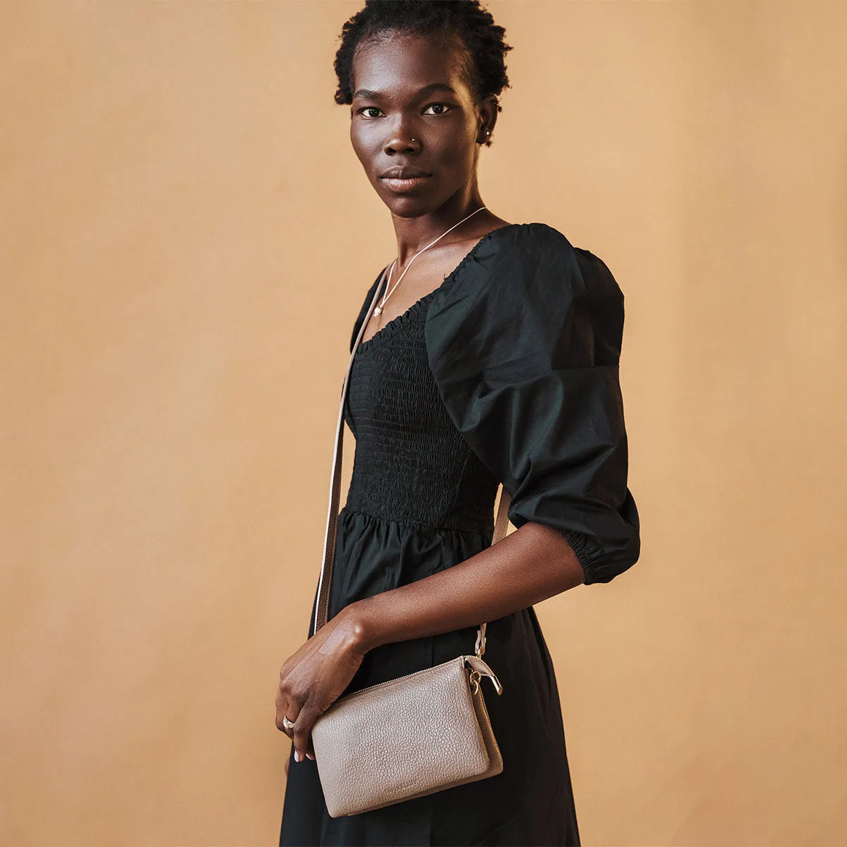 The 3-in-1 Wristlet Biscotti Pebble sold by Poppy Barley product image thumbnail 4