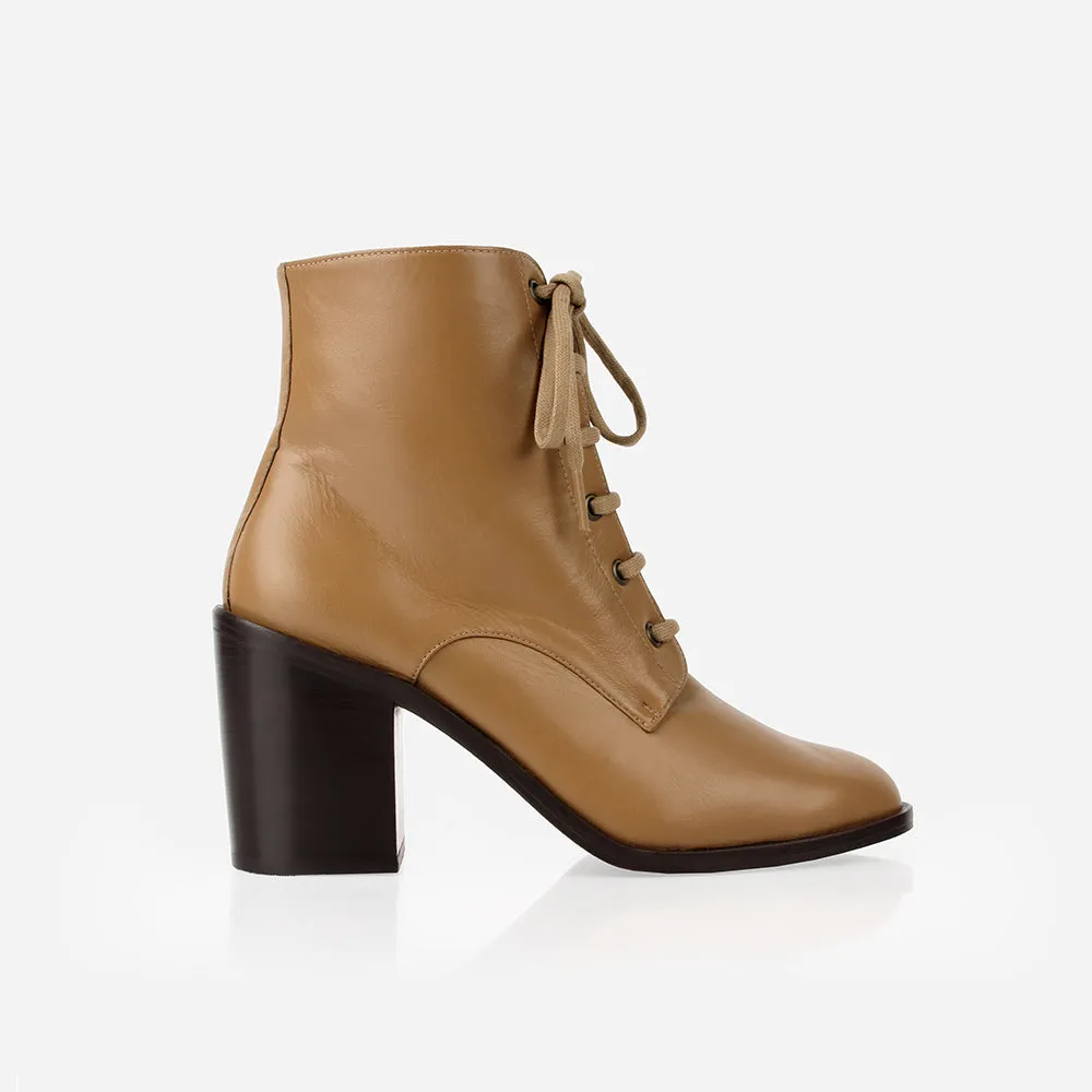 The High Street Lace-Up Boot Dune sold by Poppy Barley