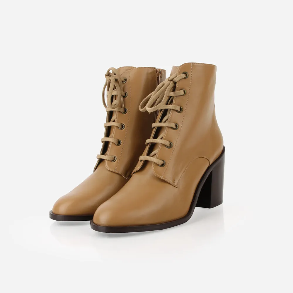 The High Street Lace-Up Boot Dune sold by Poppy Barley product image thumbnail 3