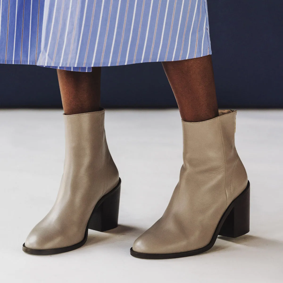 The High Street Ankle Boot Dove Grey sold by Poppy Barley product image thumbnail 2