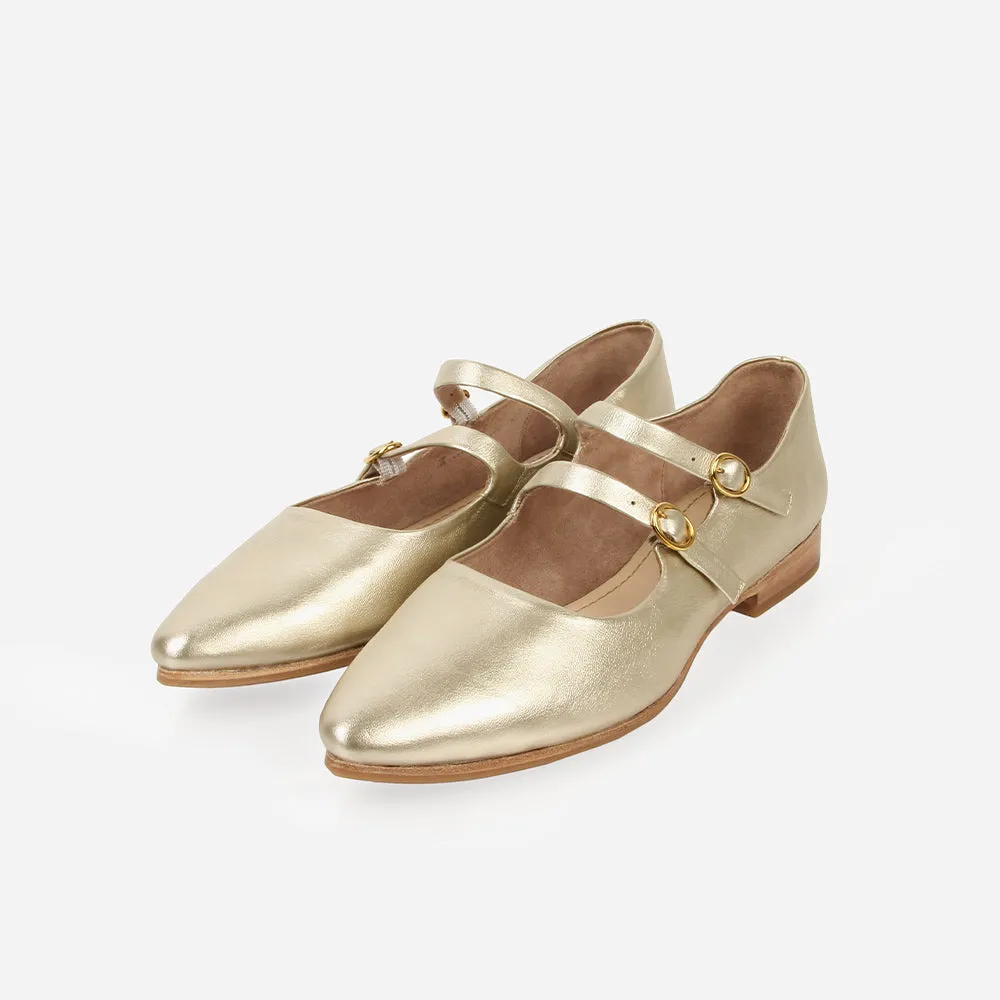 The Editorial Mary Jane Champagne sold by Poppy Barley product image thumbnail 3