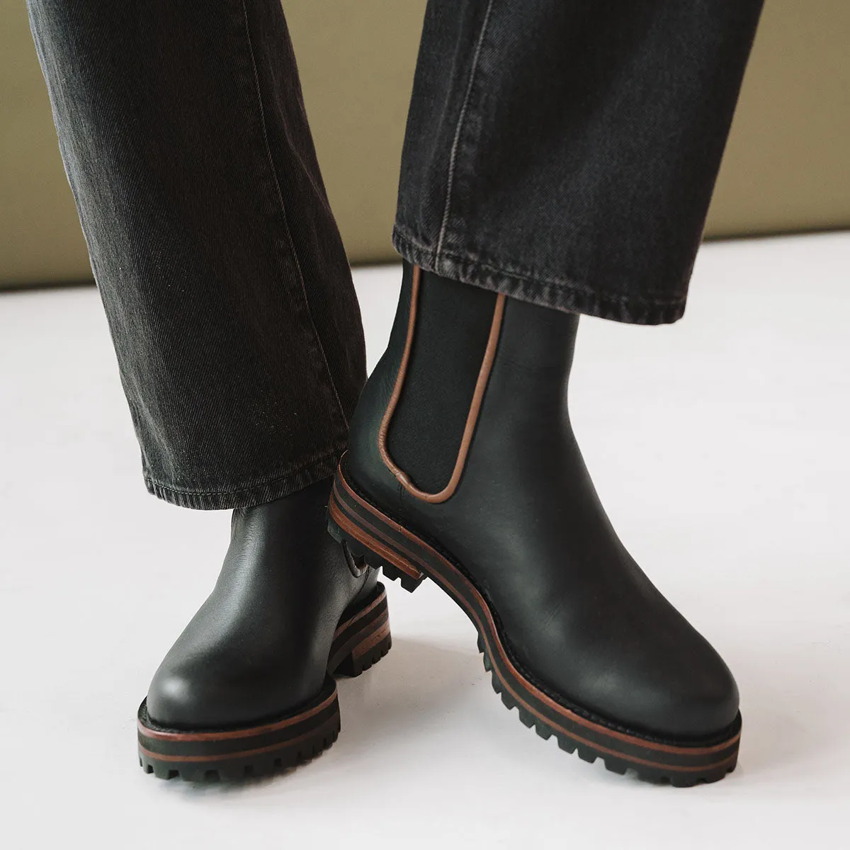The Decade Chelsea Boot Black Water Resistant sold by Poppy Barley product image thumbnail 2
