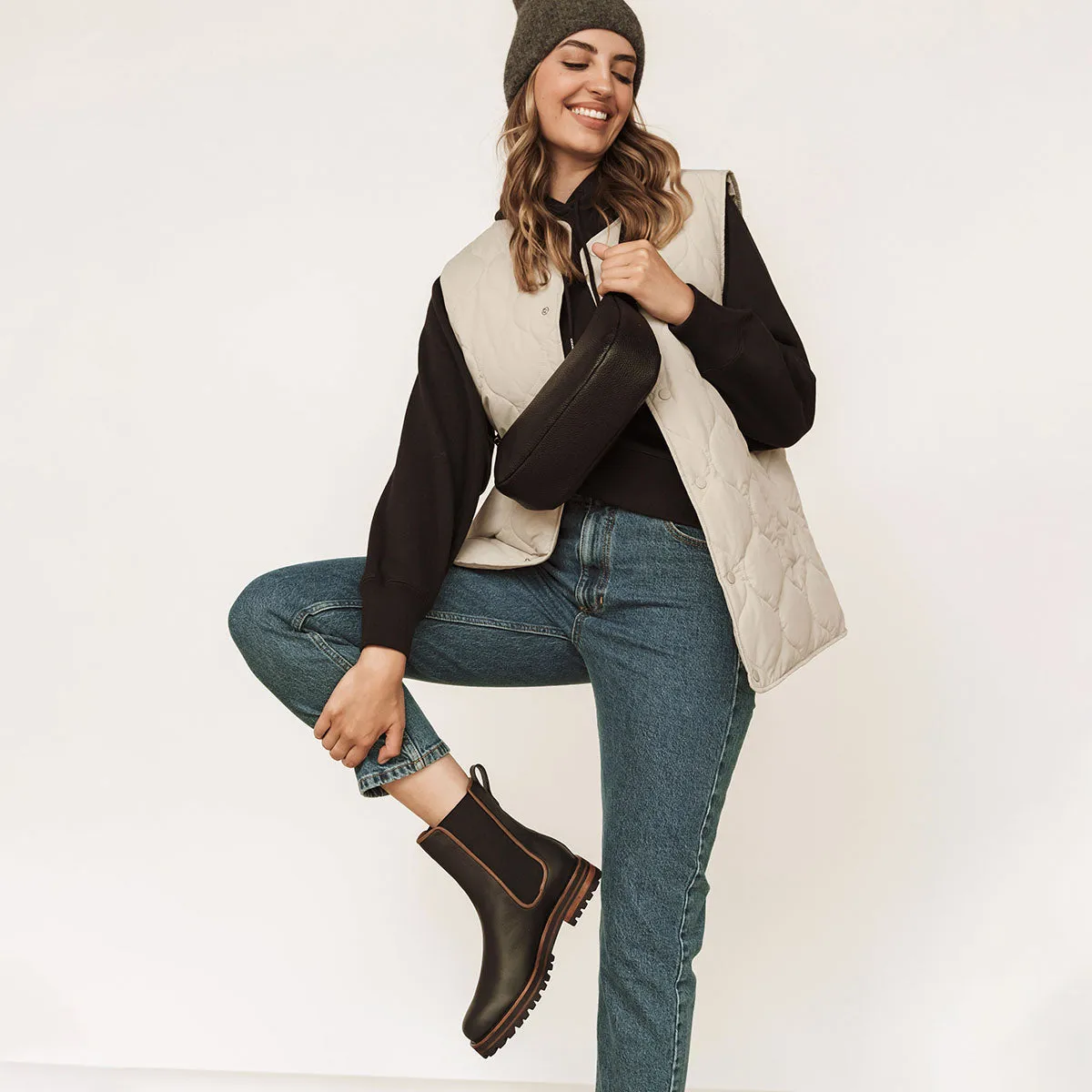 The Decade Chelsea Boot Black Water Resistant sold by Poppy Barley product image thumbnail 4