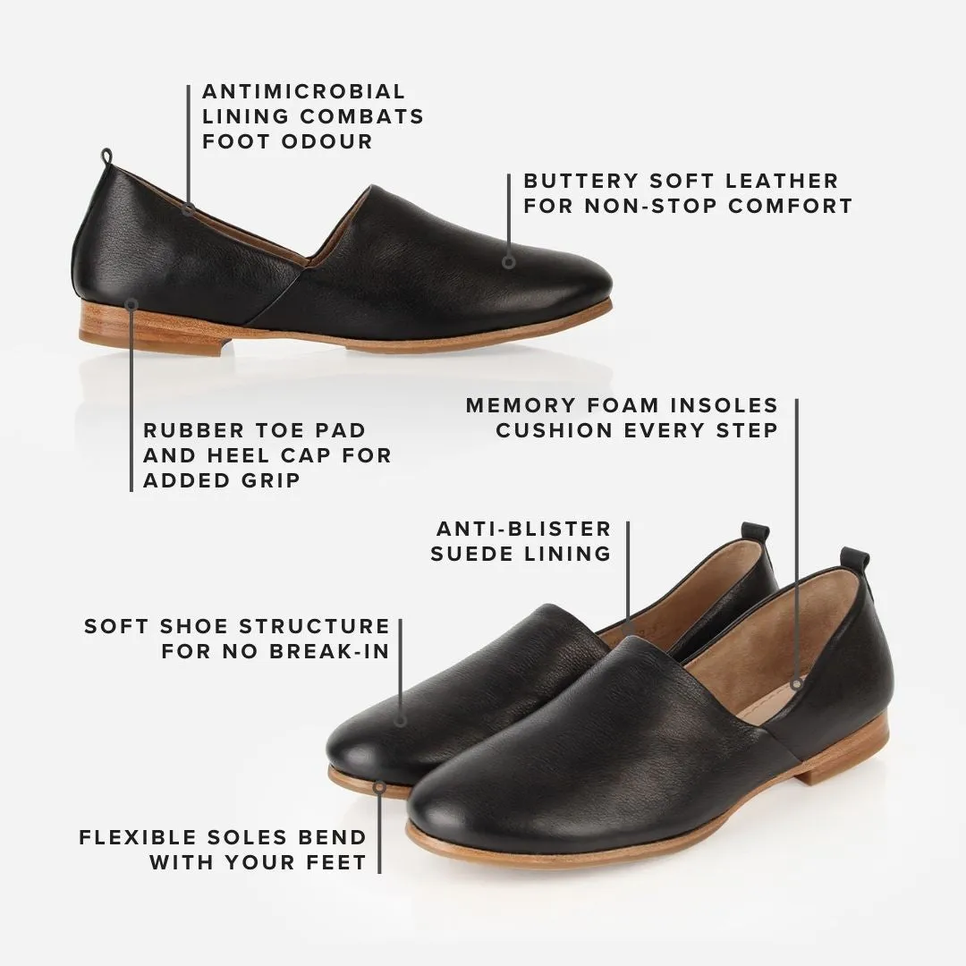 The At-Leisure Slip-On 2.0 Black sold by Poppy Barley product image thumbnail 3