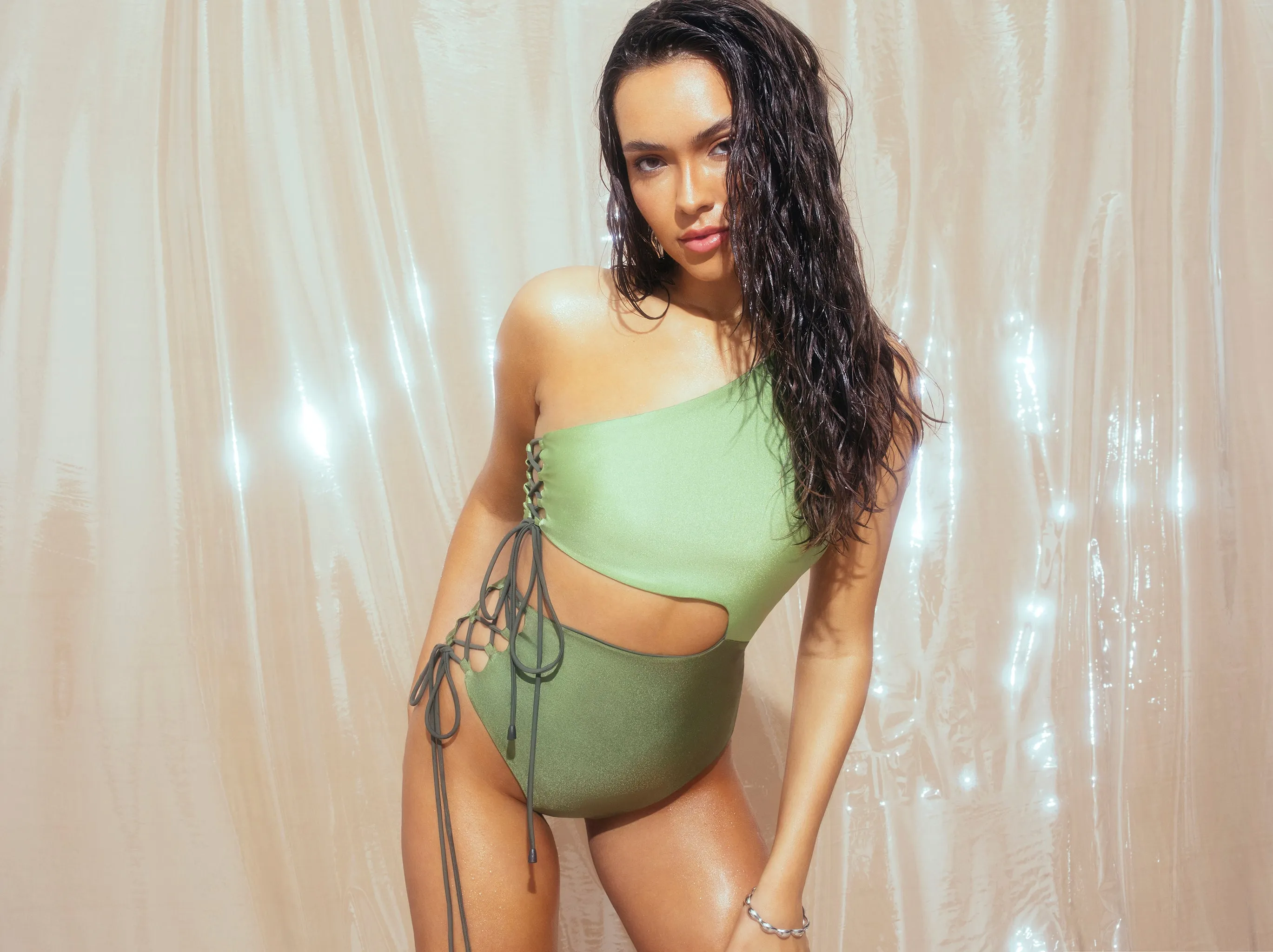 Kiara Colour Block Swimsuit sold by Hilary Macmillan product image thumbnail 3