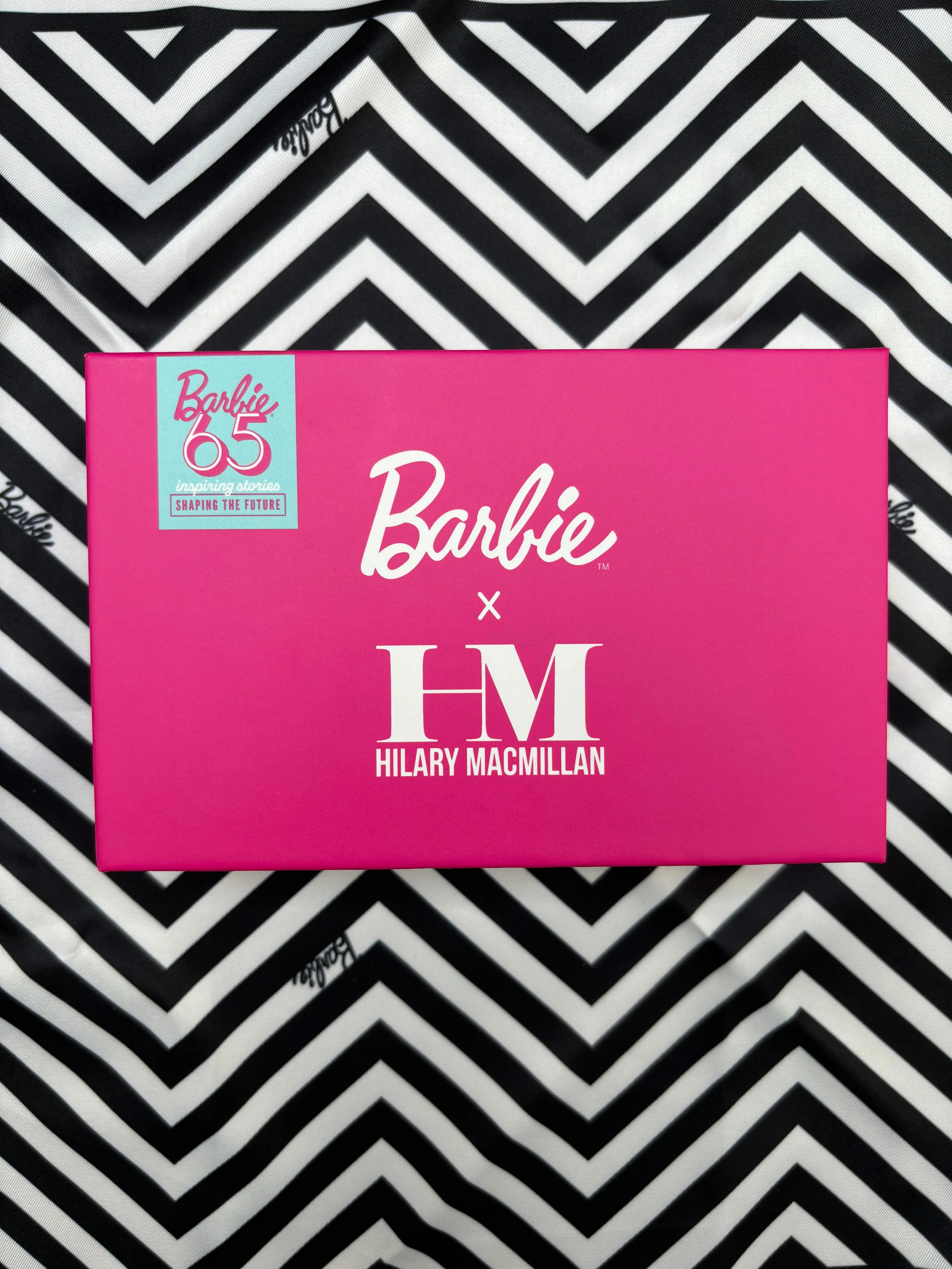 Barbie® Chevron Pocket Square sold by Hilary Macmillan product image thumbnail 3