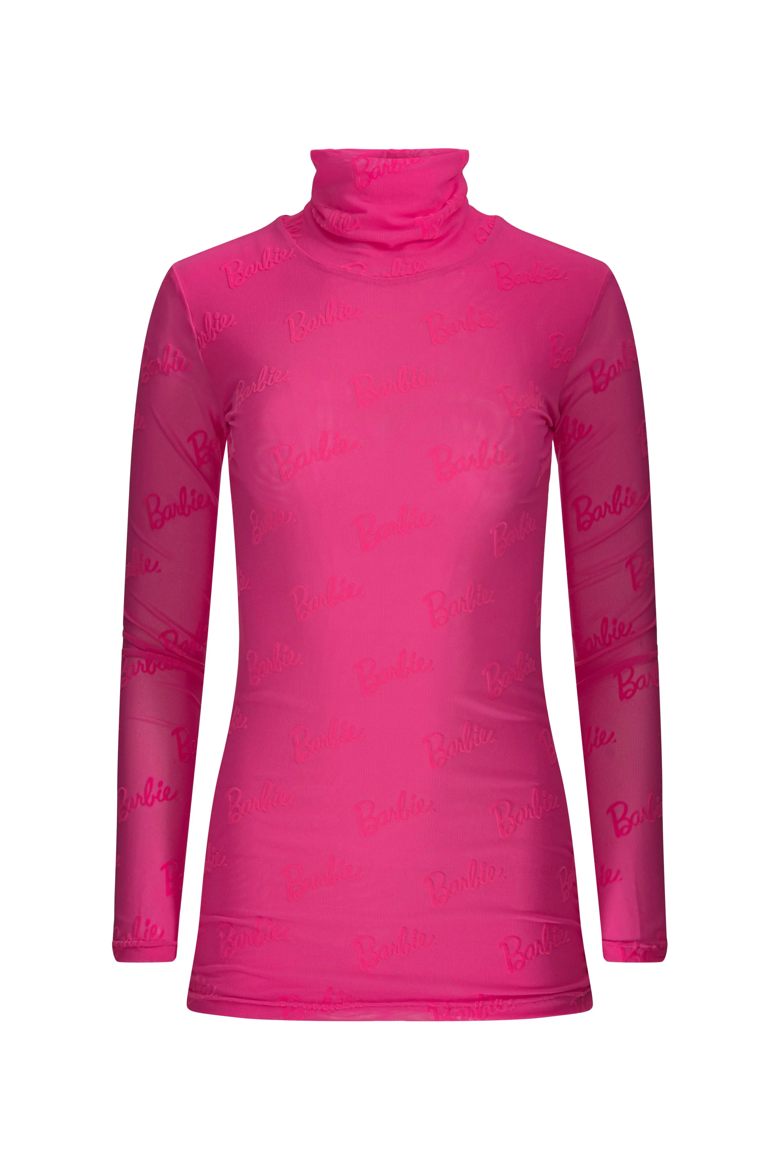 Barbie® Monogrammed Mesh Turtleneck sold by Hilary Macmillan product image thumbnail 3