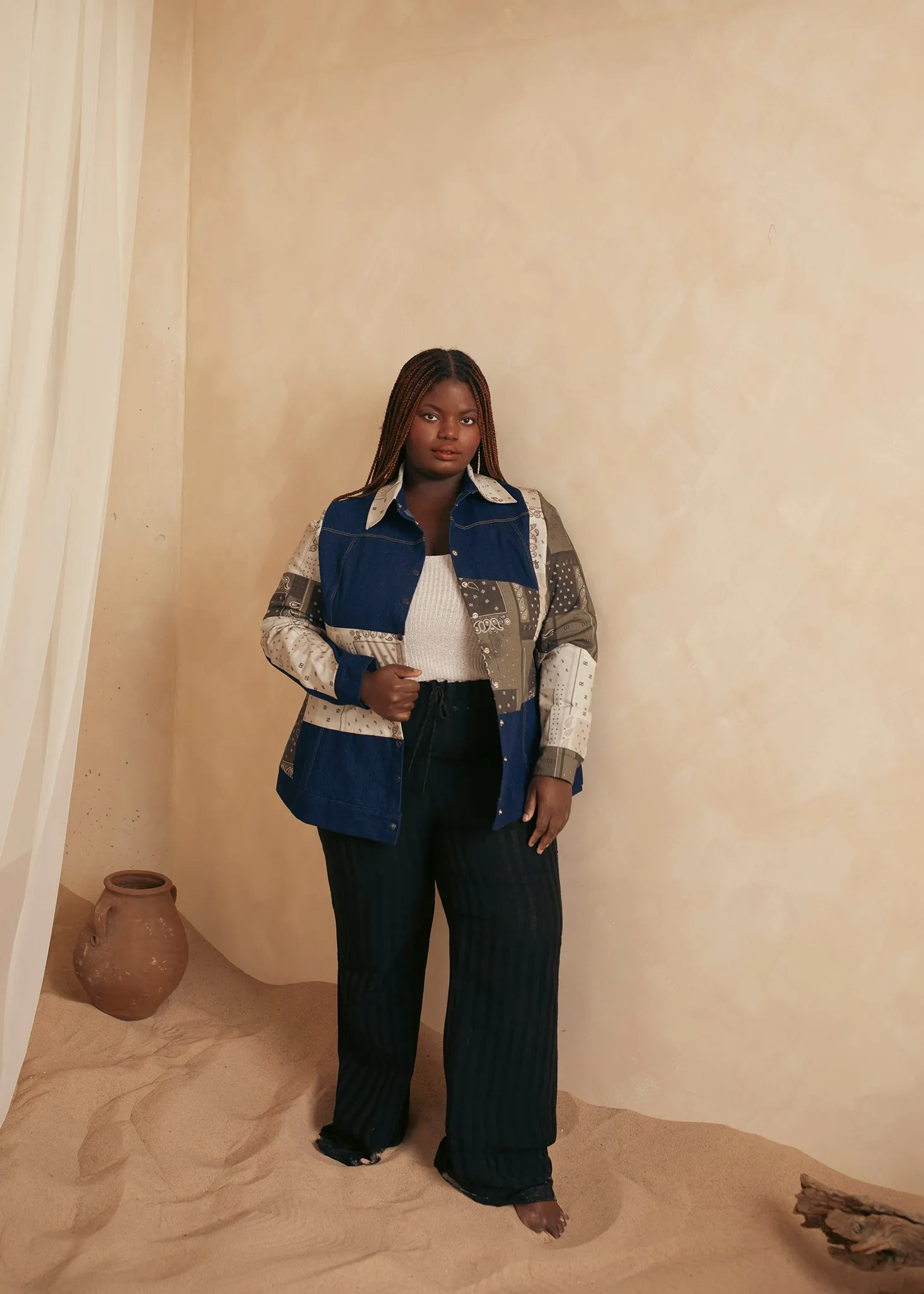 Patch Denim Jacket sold by Hilary Macmillan product image thumbnail 2