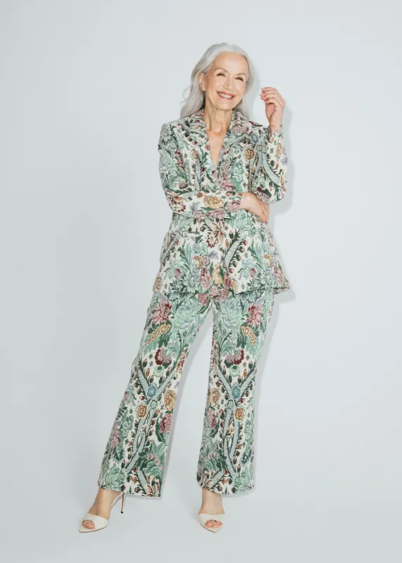 Jacquard Floral Blazer made by Hilary Macmillan
