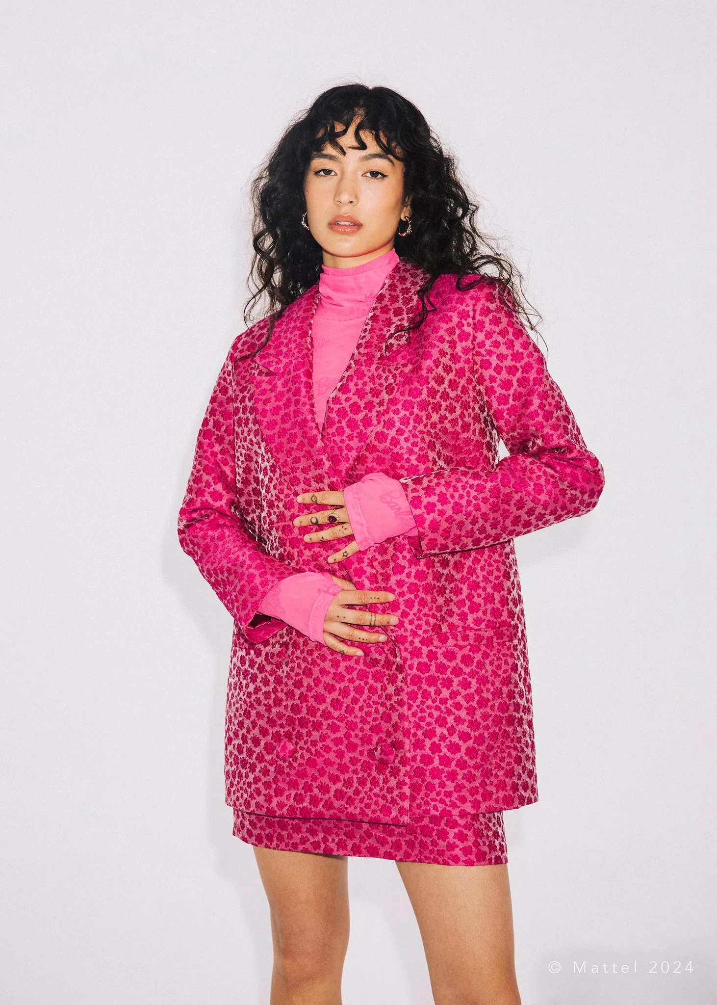 Barbie® Pink Boyfriend Blazer sold by Hilary Macmillan product image thumbnail 2