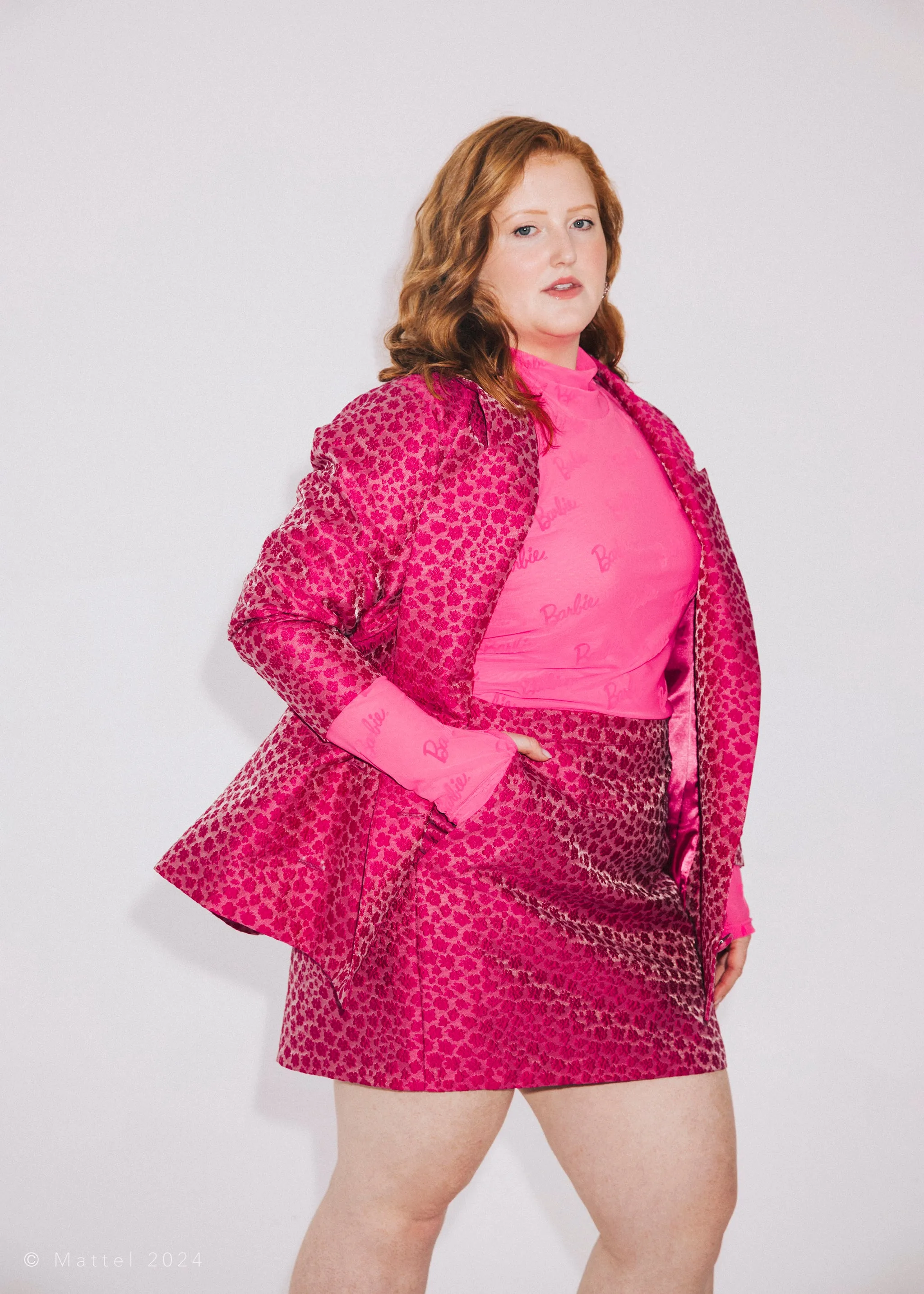 Barbie® Pink Boyfriend Blazer sold by Hilary Macmillan product image thumbnail 3