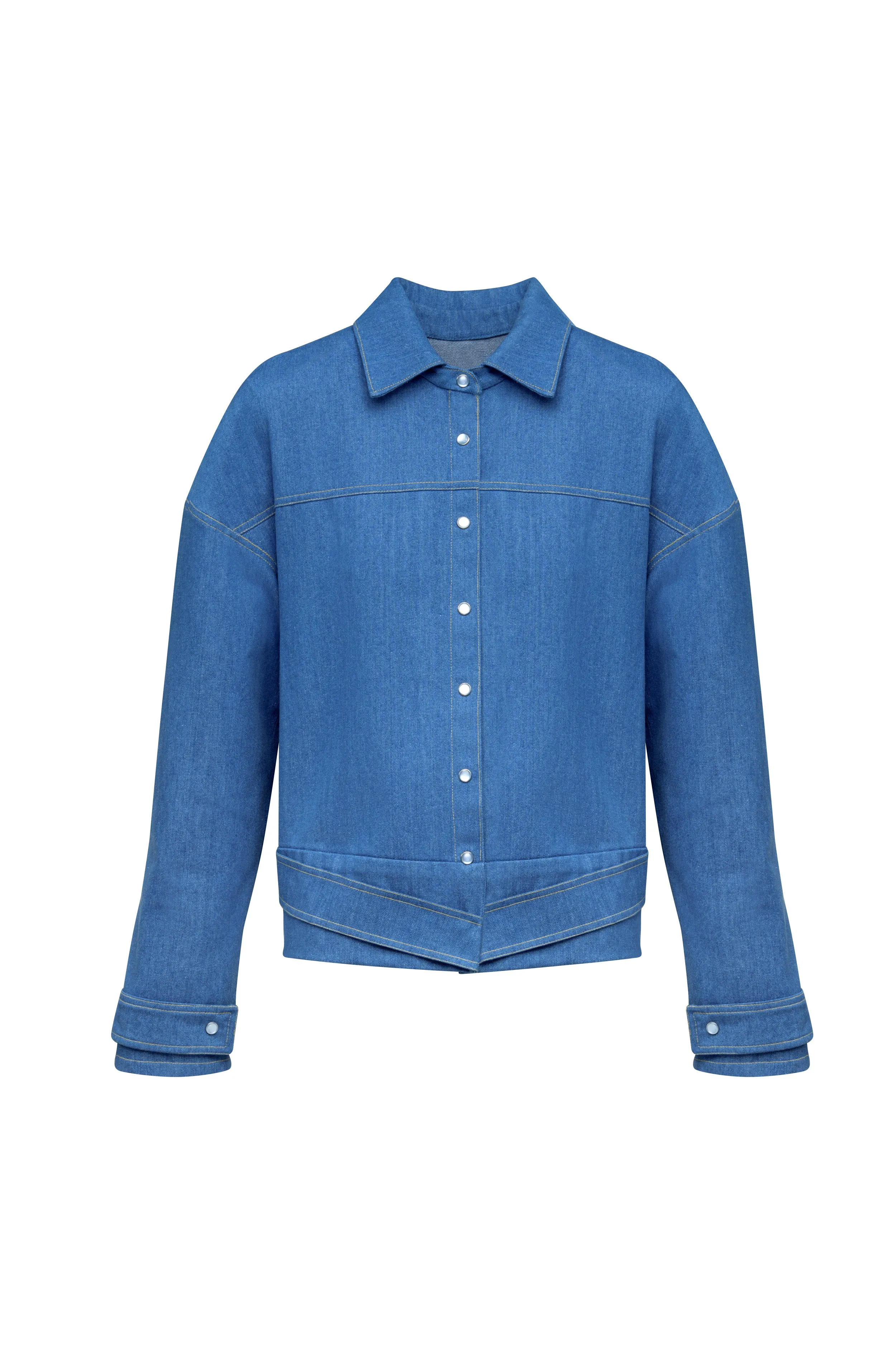 Criss Cross Denim Jacket sold by Hilary Macmillan product image thumbnail 3