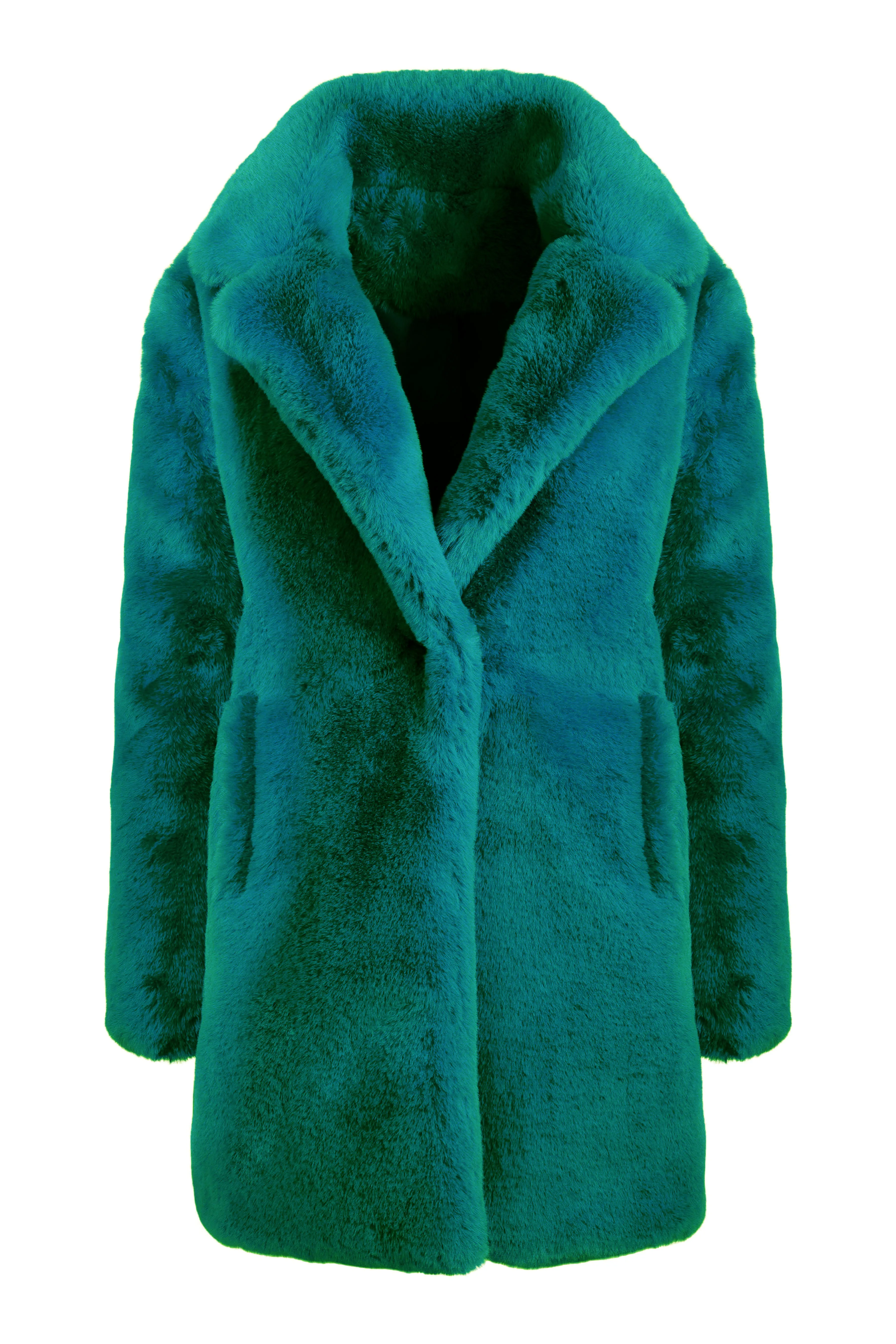 Short Faux Fur Teddy Coat sold by Hilary Macmillan product image thumbnail 4
