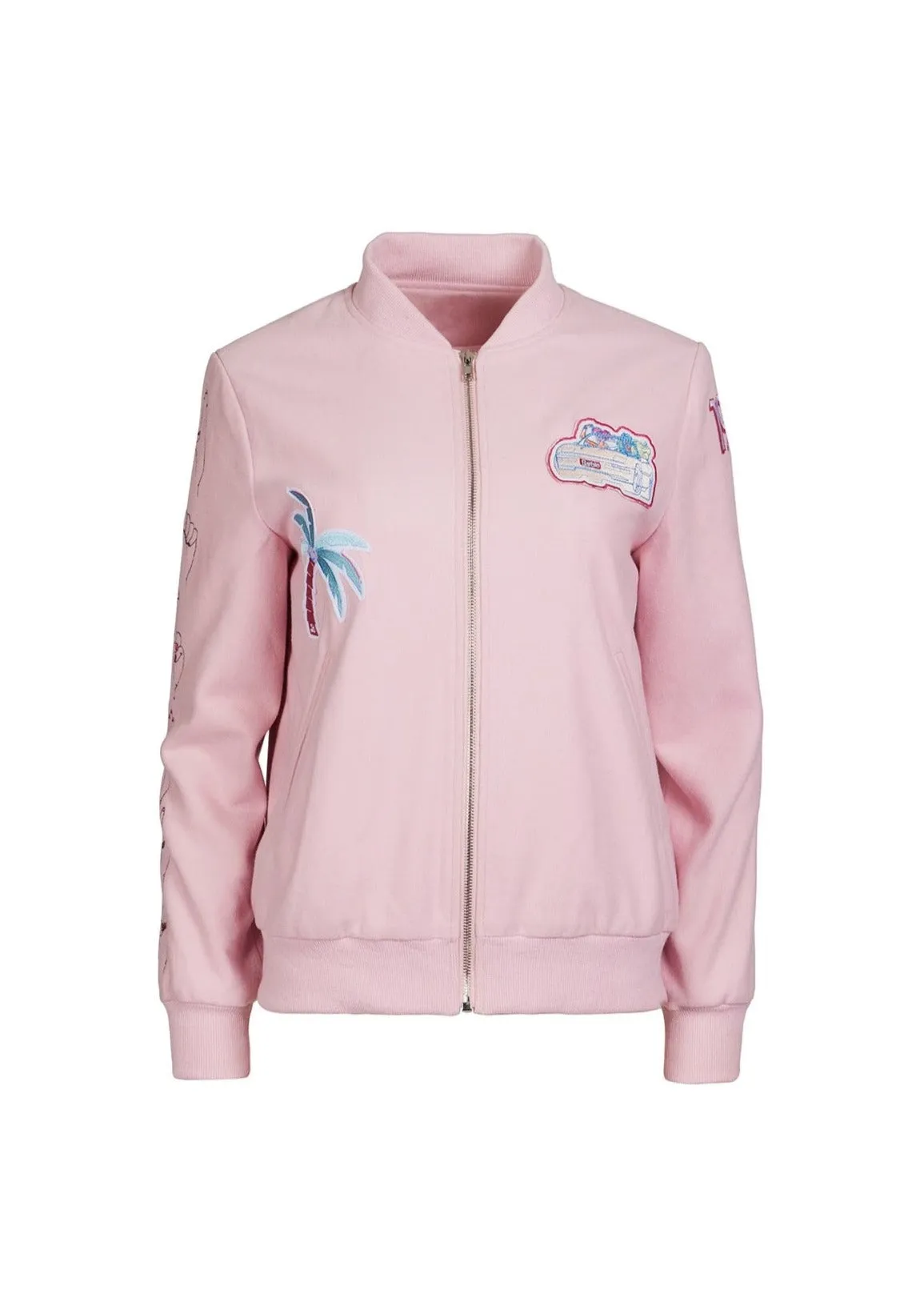 Pink Barbie Patch Varsity Jacket Sample sold by Hilary Macmillan product image thumbnail 5