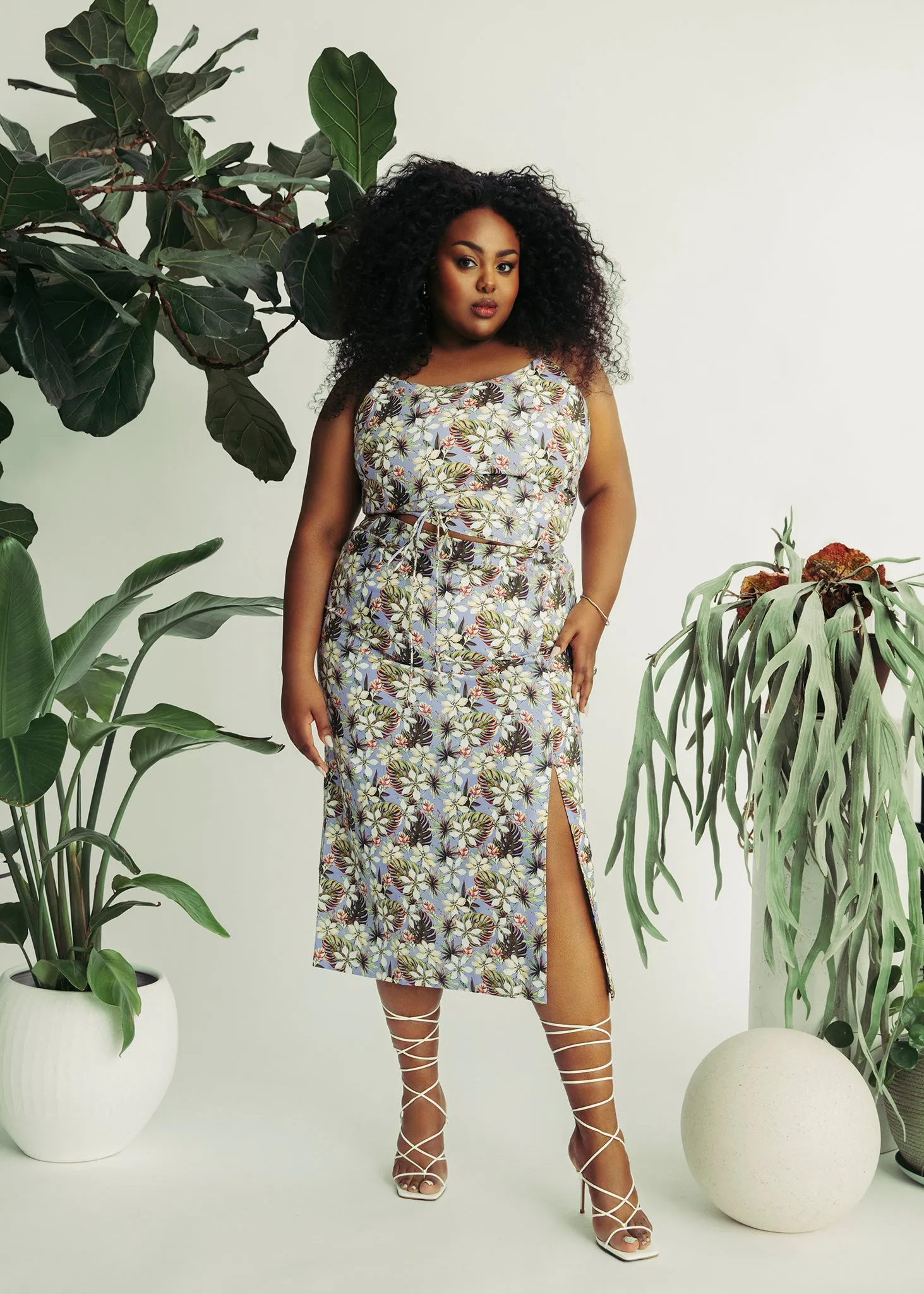 Printed Midi Skirt sold by Hilary Macmillan product image thumbnail 4