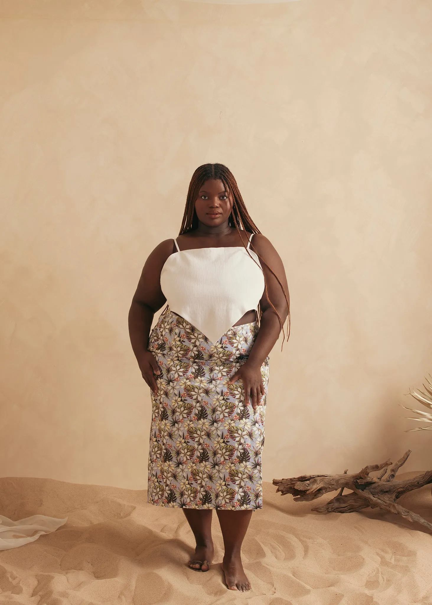 Printed Midi Skirt sold by Hilary Macmillan product image thumbnail 2