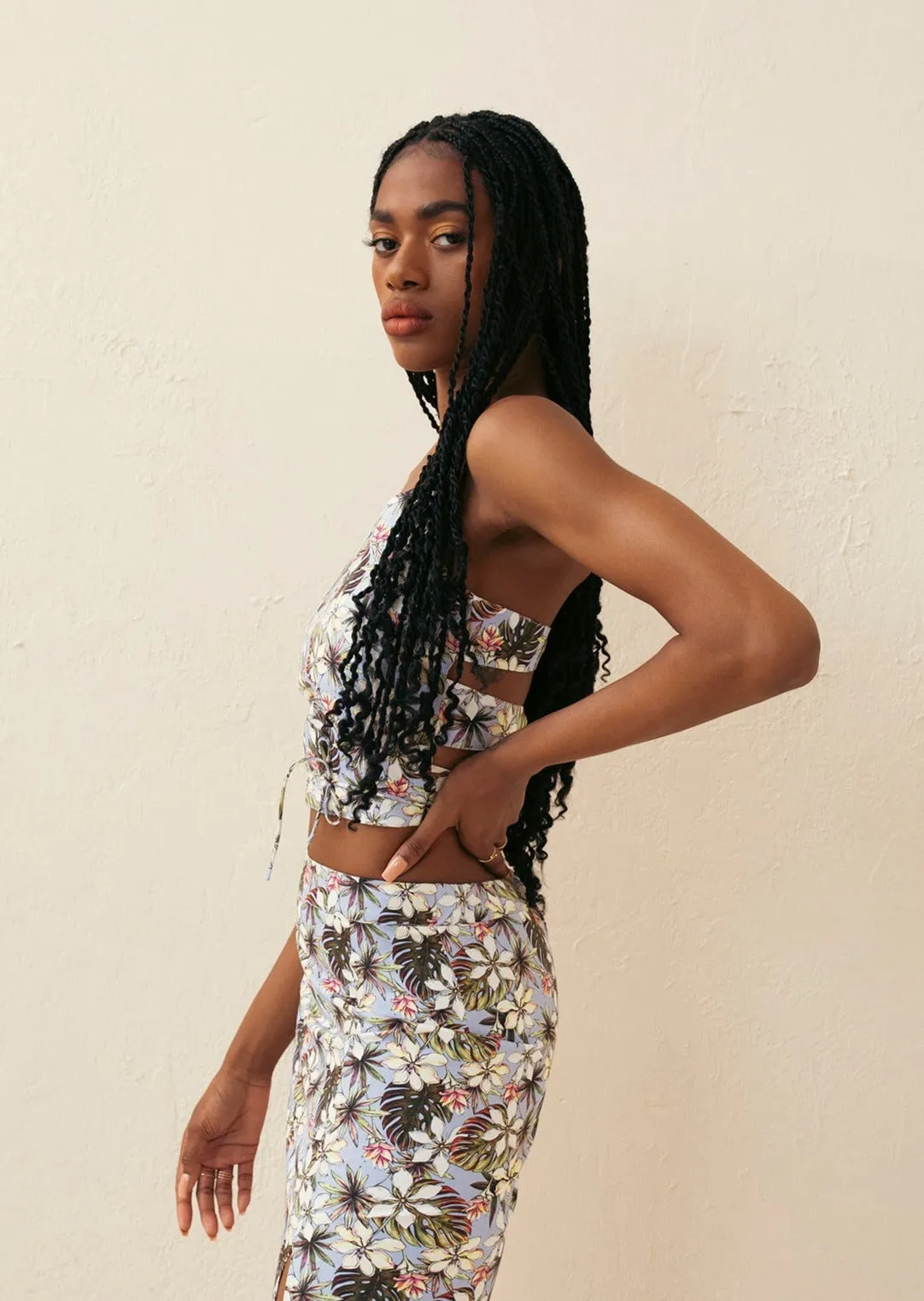 Printed Lace Up Top sold by Hilary Macmillan product image thumbnail 2