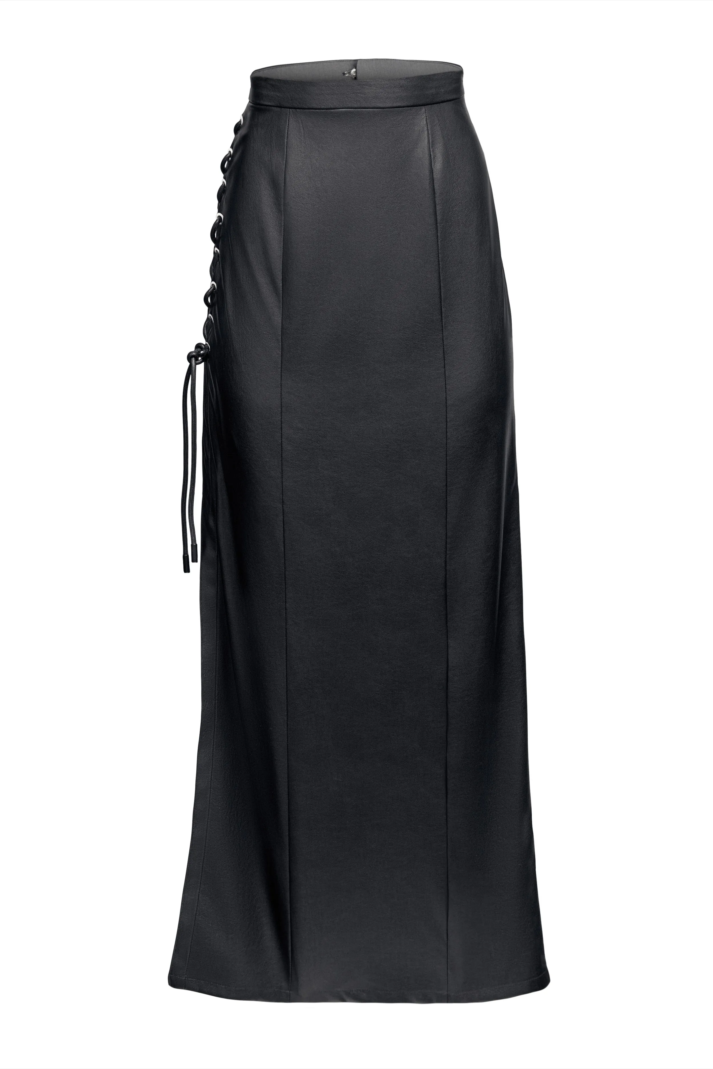 'Leather' Lace Up Maxi Skirt sold by Hilary Macmillan product image thumbnail 3