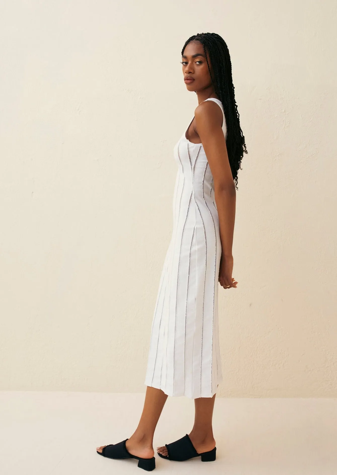 Striped Midi Dress sold by Hilary Macmillan