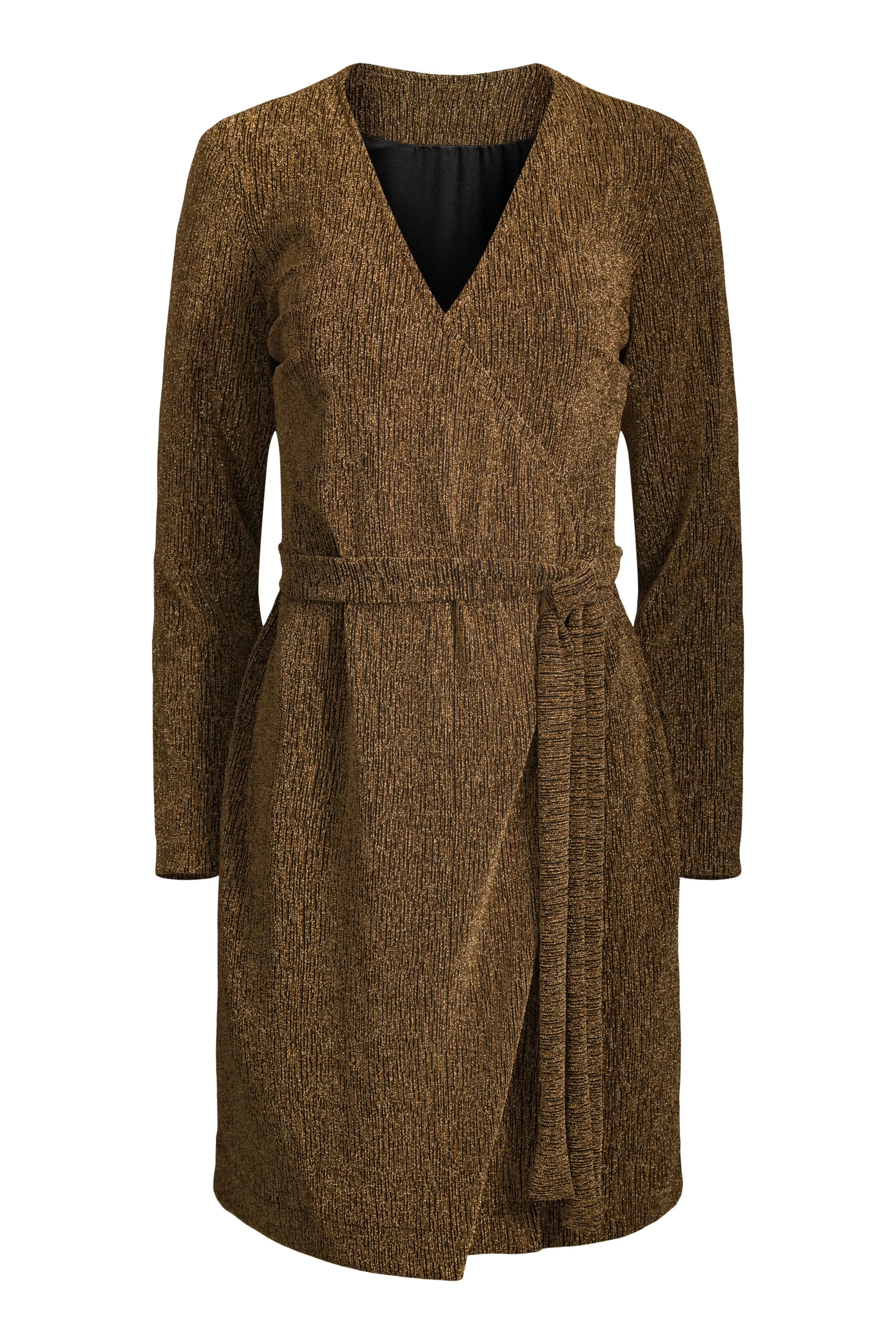 Barbie® Gold Shimmer Wrap Dress sold by Hilary Macmillan product image thumbnail 3